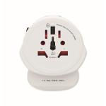 Adaptador de viaje compacto de 30 W con USB-A y USB-C color blanco