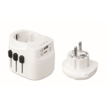 Adaptador universal con conectores USB-A y USB-C 20W color blanco segunda vista