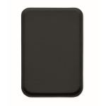 Tarjetero magnético de polipiel PU para 3 tarjetas color negro septima vista