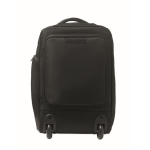 Mochila trolley de poliéster RPET 290T con 3 bolsillos 15'' color negro decima vista