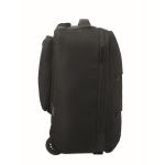 Mochila trolley de poliéster RPET 290T con 3 bolsillos 15'' color negro
