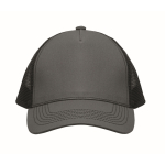 Gorra trucker 5 paneles algodón y malla 250 g/m² color gris oscuro segunda vista