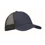 Gorra trucker 5 paneles algodón y malla 250 g/m² color azul marino