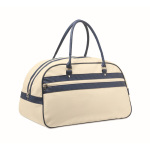 Clásica bolsa de deporte vintage de cuero sintético 21.5L color beige
