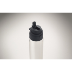 Botella de RPET con pajita 2 en 1 y asa antigoteo 700 ml color azul marino vista fotografía sexta vista