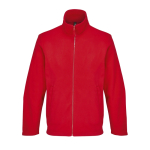 Chaqueta micropolar unisex con cremallera y bolsillos SOL'S color rojo quinta vista