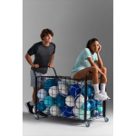 Camiseta de poliéster reciclado transpirable SOL'S color gris topo