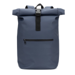 Mochila enrollable para portátil con piel sintética 15L 16” color azul primera vista