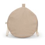 Bolsa de deporte ecológica con bolsillo interior 24L 380 g/m2 color natural sexta vista