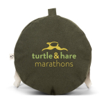 Bolsa de deporte ecológica con bolsillo interior 24L 380 g/m2 color verde oscuro imagen con logo