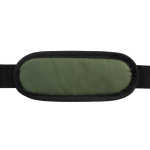 Bolsa deportiva de poliéster reciclado con amplio compartimento 37L color verde oscuro quinta vista