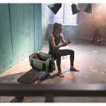 Bolsa deportiva de poliéster reciclado con amplio compartimento 37L vista bodegón