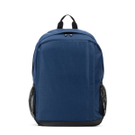 Mochila para portátil ecológica con panel trasero de malla 15” color azul primera vista