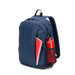 Mochila para portátil ecológica con panel trasero de malla 15” color azul sexta vista