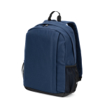 Mochila para portátil ecológica con panel trasero de malla 15” color azul