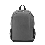 Mochila para portátil ecológica con panel trasero de malla 15” color gris primera vista