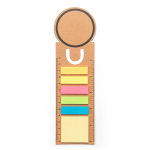 Set de notas adhesivas 3 en 1 con reglas en los extremos color natural