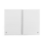 Libreta con tapa flexible de papel reciclado A5 hojas a rayas