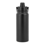 Botella acero inox doble pared con boquilla 2 en 1 830ml color negro primera vista