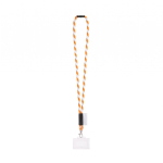 Lanyard tubular fabricado en Europa con mosquetón estándar