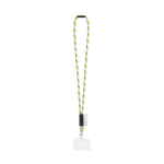 Lanyard tubular fabricado en Europa con mosquetón estándar