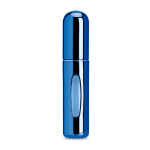 Atomizador de perfume recargable de aluminio con ventana 5ml color azul real