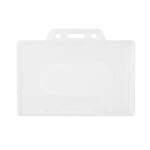 Tarjetero rígido para tarjetas de plástico ligero y duradero 8,6x5,4cm color blanco primera vista