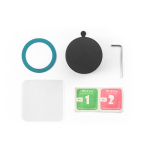 Soporte magnético para móvil con rotación 360º y fijación en vacío color negro cuarta vista