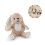 Peluche de conejo de poliéster con parche personalizable varios colores