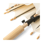 Paraguas golf automático con mango recto de bambú Ø102 séptima vista