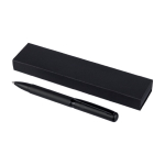 Bolígrafo giratorio de latón con clip metálico tinta azul primera vista