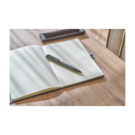 Bolígrafo giratorio de latón con clip metálico tinta azul quinta vista