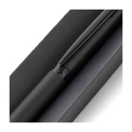 Bolígrafo giratorio de latón con clip metálico tinta azul octava vista