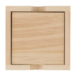 Juego de sudoku con tablero elevable y almacenamiento interno color madera primera vista