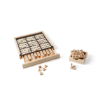 Juego de sudoku con tablero elevable y almacenamiento interno quinta vista