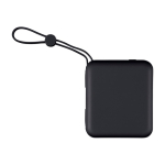 Powerbank de plástico con carga rápida y pantalla LED 10.000 mAh color negro primera vista