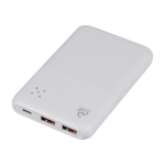 Powerbank de plástico reciclado con carga rápida 10.000 mAh cuarta vista