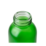 Botella de vidrio glaseado en colores con tapa rosca bambú 500ml octava vista