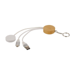 Set de cables carga con anilla metálica para colgar 65W cuarta vista