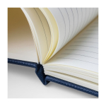Libreta de poliéster RPET de tapa semi rígida A5 hojas a rayas undécima vista