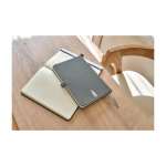 Libreta de poliéster RPET de tapa semi rígida A5 hojas a rayas duodécima vista