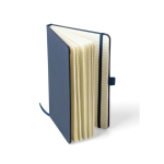 Libreta de poliéster RPET de tapa semi rígida A5 hojas a rayas sexta vista