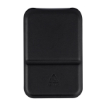 Espejo plegable de bolsillo con tapa de piel sintética 70x11cm color negro primera vista