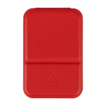 Espejo plegable de bolsillo con tapa de piel sintética 70x11cm color rojo primera vista