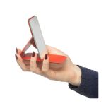 Espejo plegable de bolsillo con tapa de piel sintética 70x11cm tercera vista