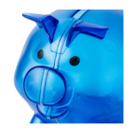 Hucha con forma de cerdito de plástico reciclado para personalizar sexta vista