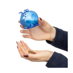 Hucha con forma de cerdito de plástico reciclado para personalizar octava vista