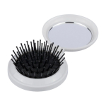 Estuche redondo con espejo y cepillo incluido para bolsillo primera vista