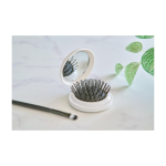 Estuche redondo con espejo y cepillo incluido para bolsillo séptima vista