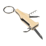 Llavero en forma de botella multiusos con sacacorchos y cúter quinta vista